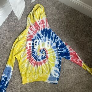 Polo by Ralph Lauren Colorful Tie-Dye Hoodie size XL/16 kids